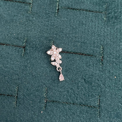92.5 Silver Floral Stud Earrings | Premium Classy Design | Jewellery pair