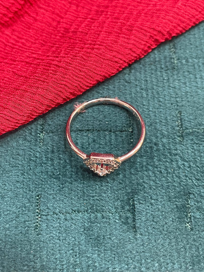 92.5 Silver Ring for Women Size 16 | Stylish Polished Finish | Elegant Fashion Jewellery