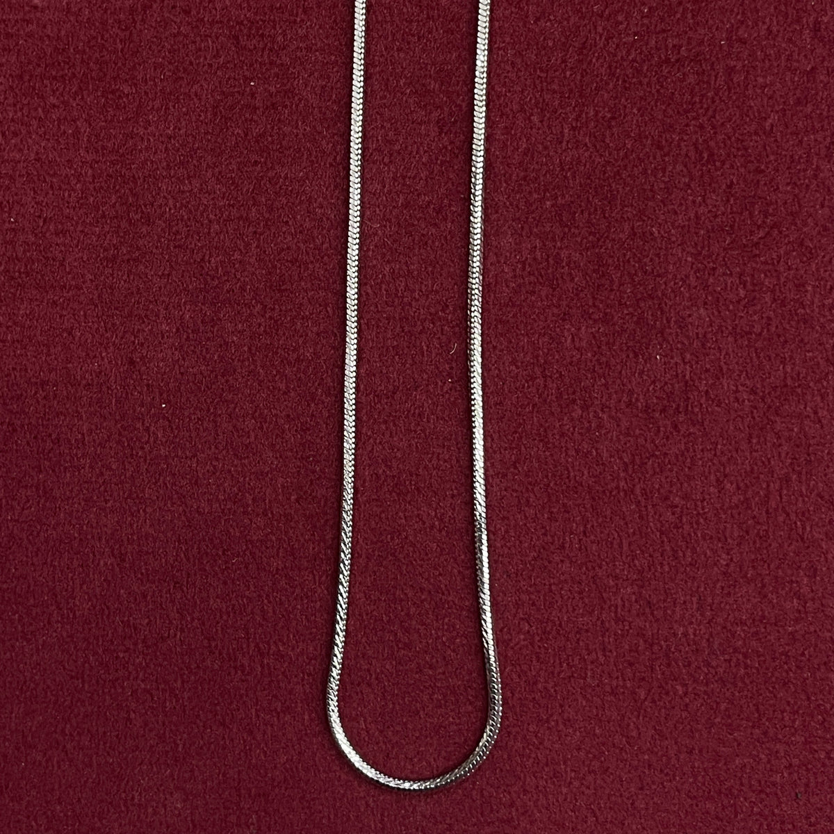 92.5 Sterling Silver Snake Chain - 18 inches