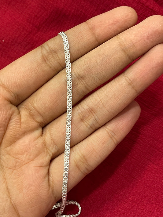 92.5 silver classy men’s chain 20 inches