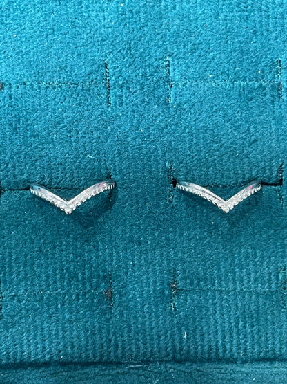 92.5 Silver V Toe Rings | Stylish Elegant Design | Foot Jewellery