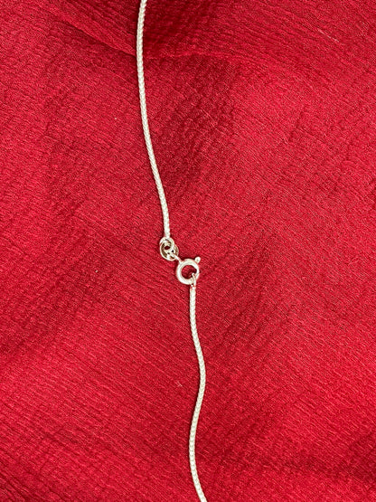 92.5 silver minimal chain 18 inches