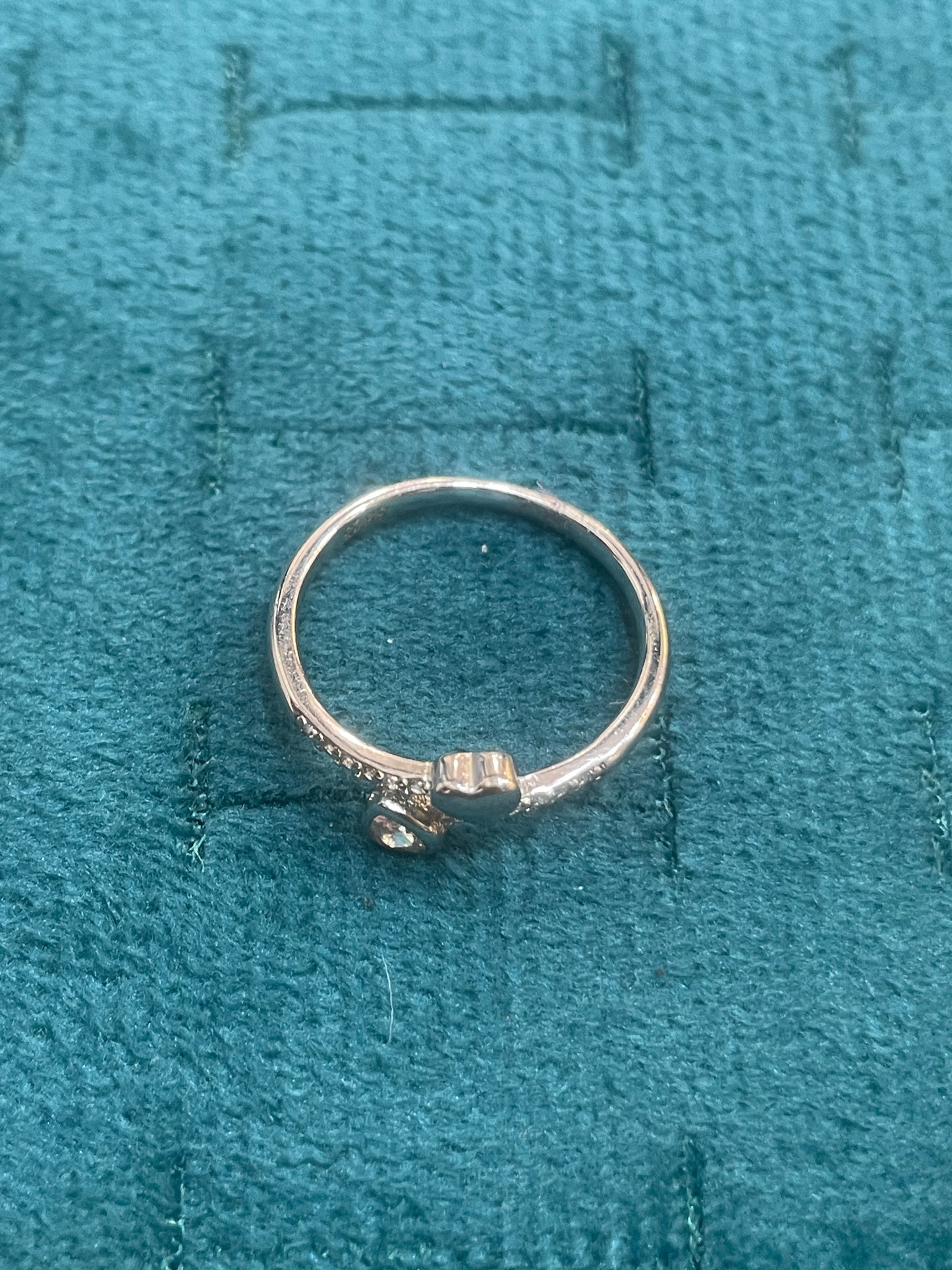92.5 Silver Heart Shape Ring for Women Size 13 | Stylish Love-Inspired Design | Elegant Gift Jewellery