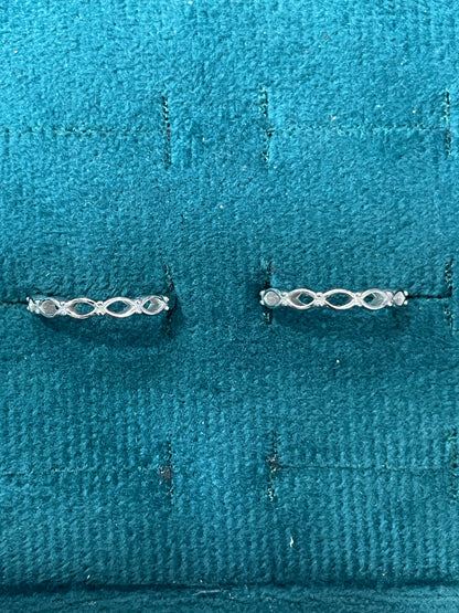 92.5 Silver Toe Rings | Stylish Minimal Finish | Elegant Foot Jewellery