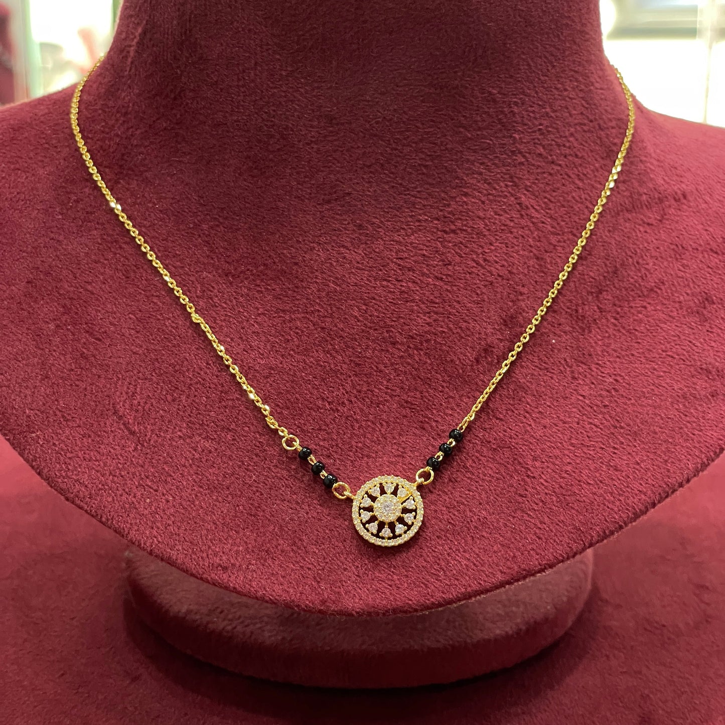 925 Silver Gold-Plated Mangalsutra for Women
