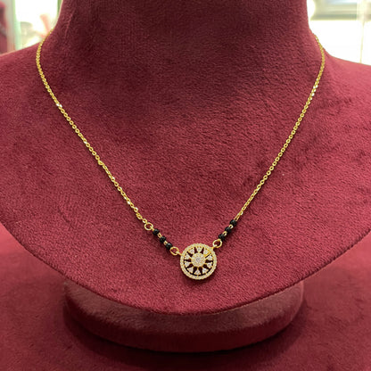 925 Silver Gold-Plated Mangalsutra for Women