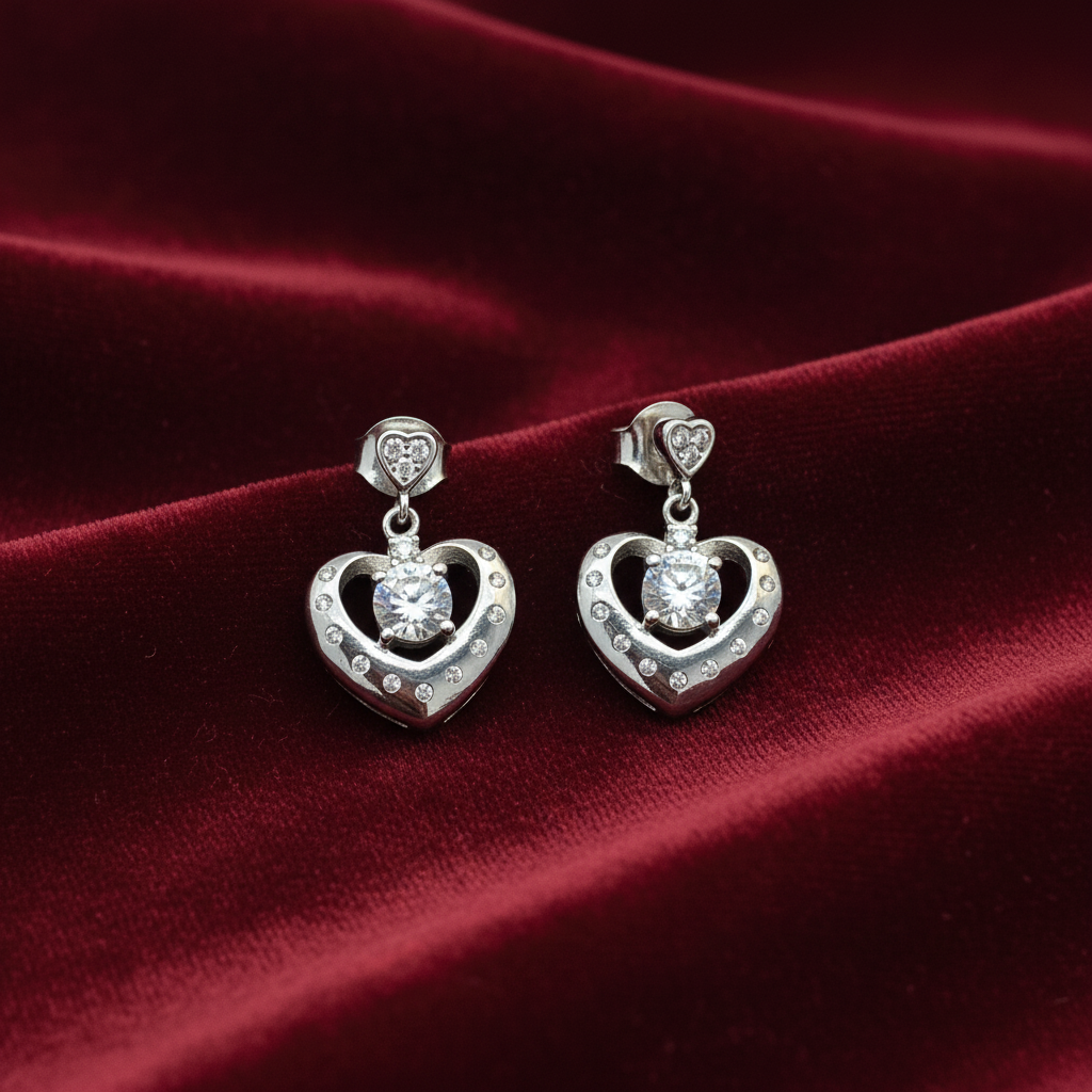 92.5 silver earrings 