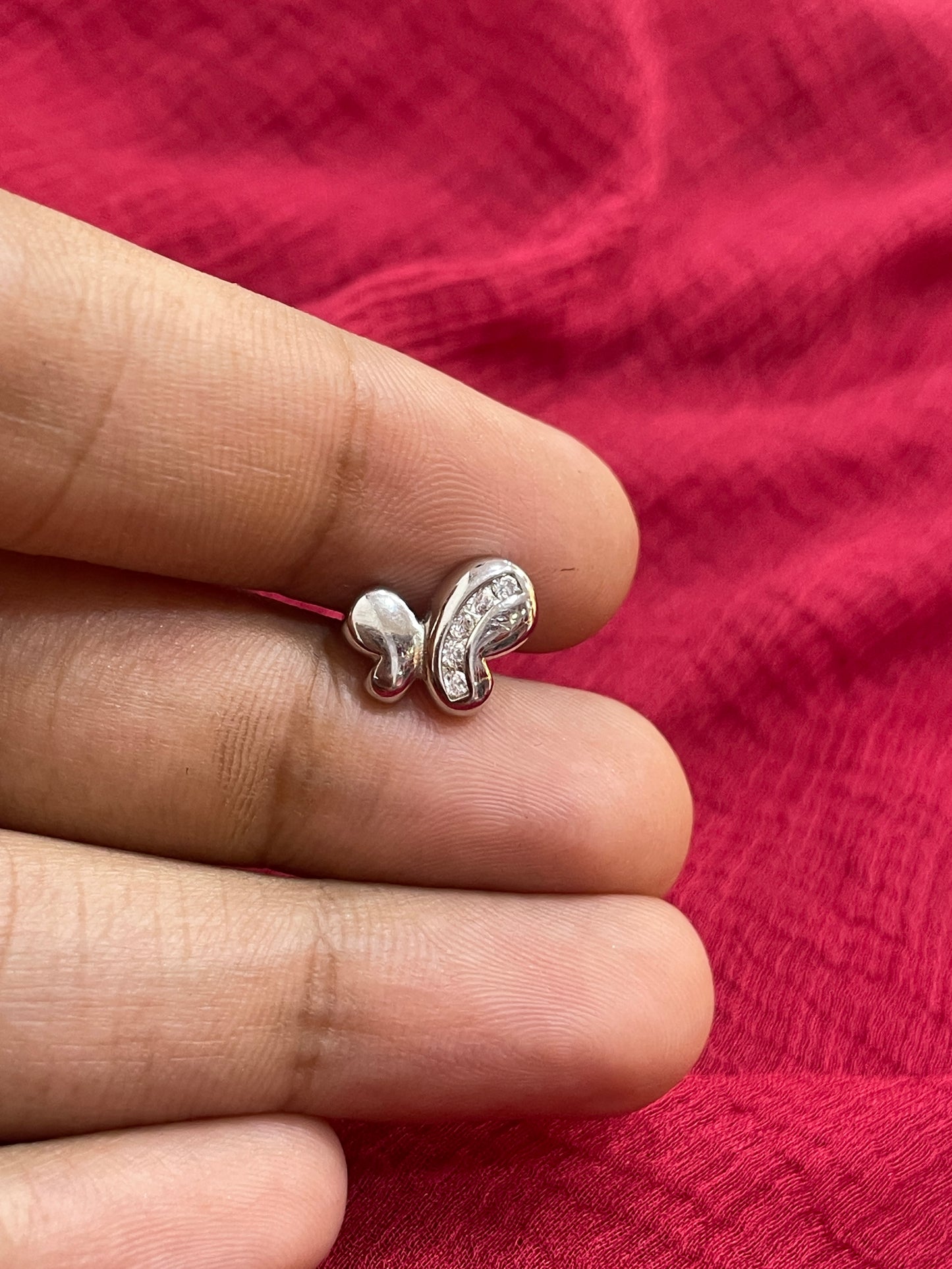 92.5 Silver Elegant Simple Earrings for Women | Stylish Minimal Design | Everyday Wear Jewellery