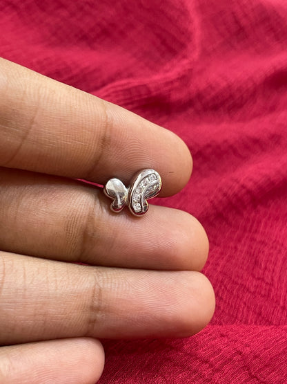 92.5 Silver Elegant Simple Earrings for Women | Stylish Minimal Design | Everyday Wear Jewellery