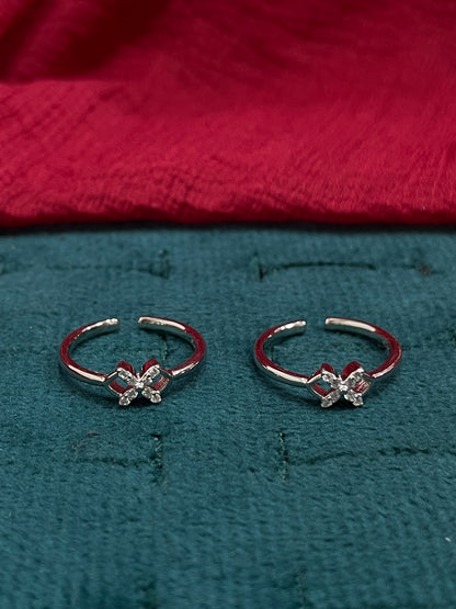 925 Silver Dainty Toe rings