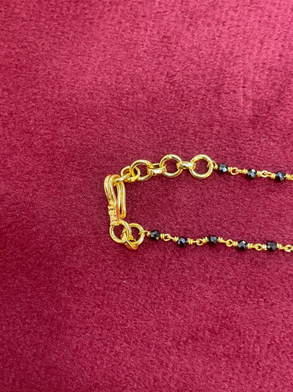 Black bean chains 16 inch