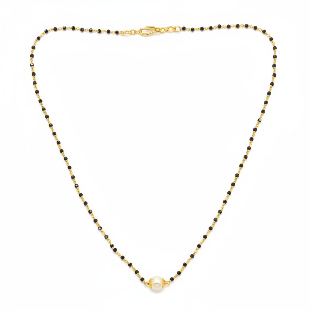925 Silver Gold Plated Black Diamond Chain for Women