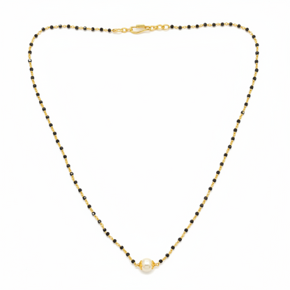 925 Silver Gold Plated Black Diamond Chain for Women
