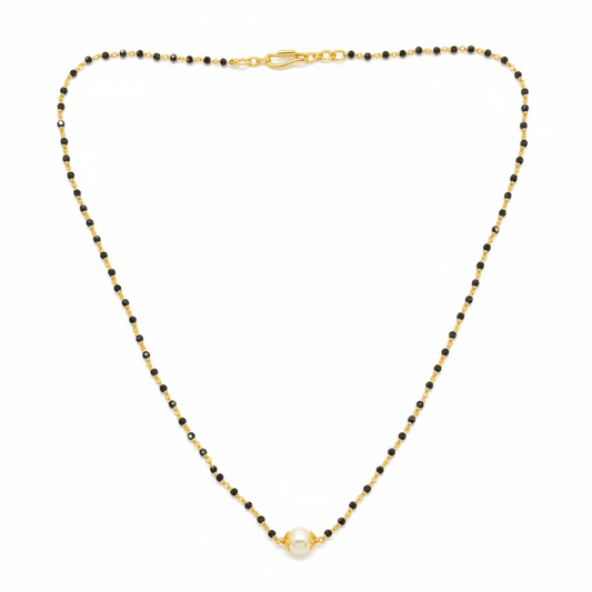 925 Silver Gold Plated Black Diamond Chain for Women