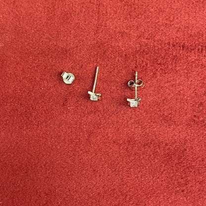 92.5 Silver Minimal Plain Studs | Simple Elegant Design | Jewellery pair