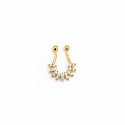 925 Silver Gold Plated Septum