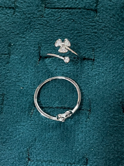92.5 Silver Toe Rings for Women | Aura Minimal Design | Traditional Jewellery