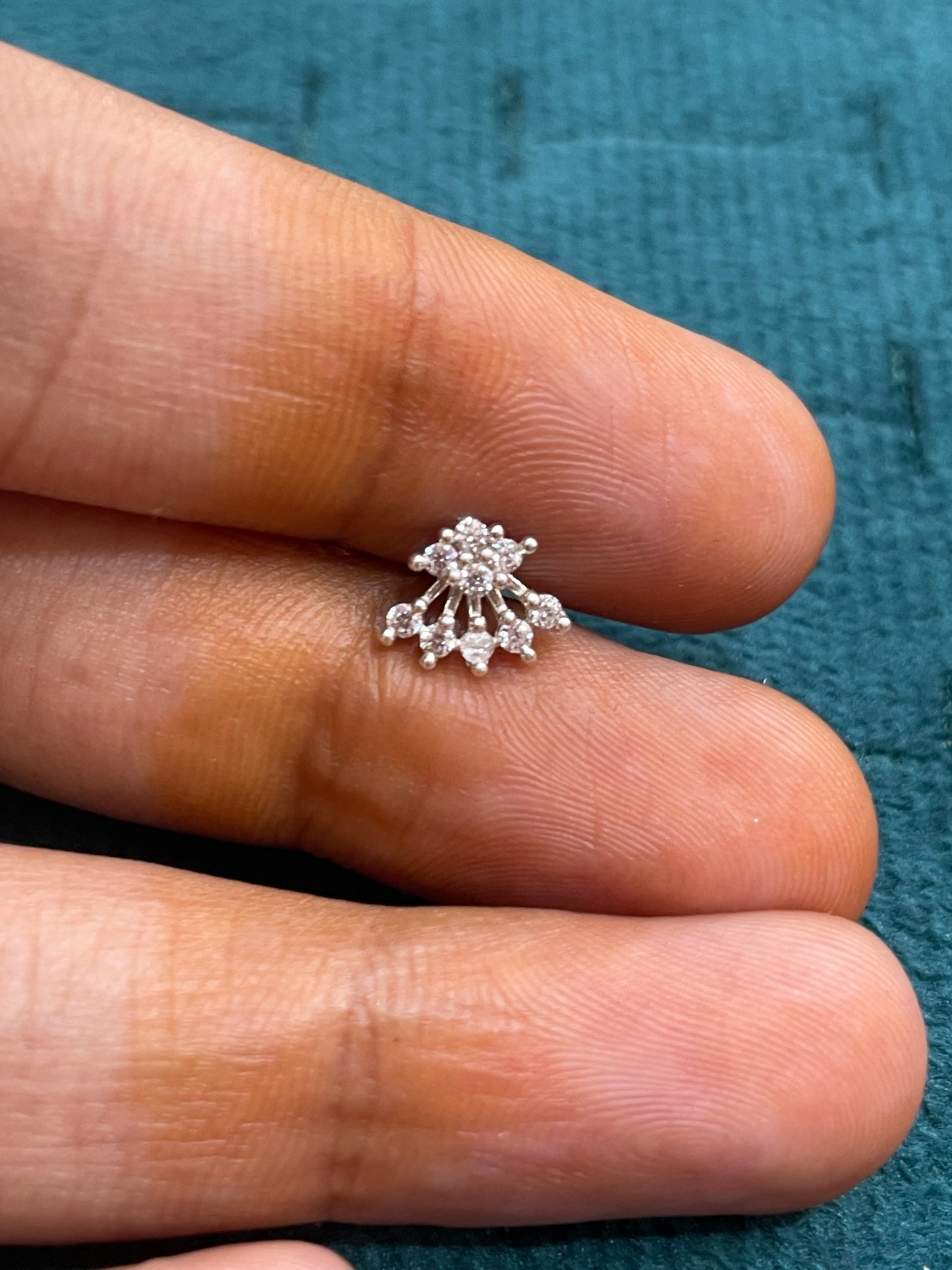 92.5 Silver Second Studs | Stylish Minimal Design | Elegant Fashion Jewellery
