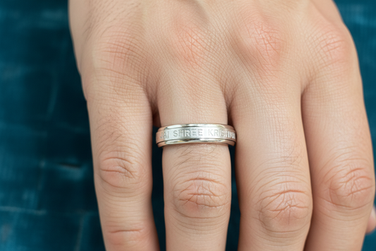92.5 Silver Men’s Ring Size 23 | Stylish Bold Design | Elegant Fashion Jewellery