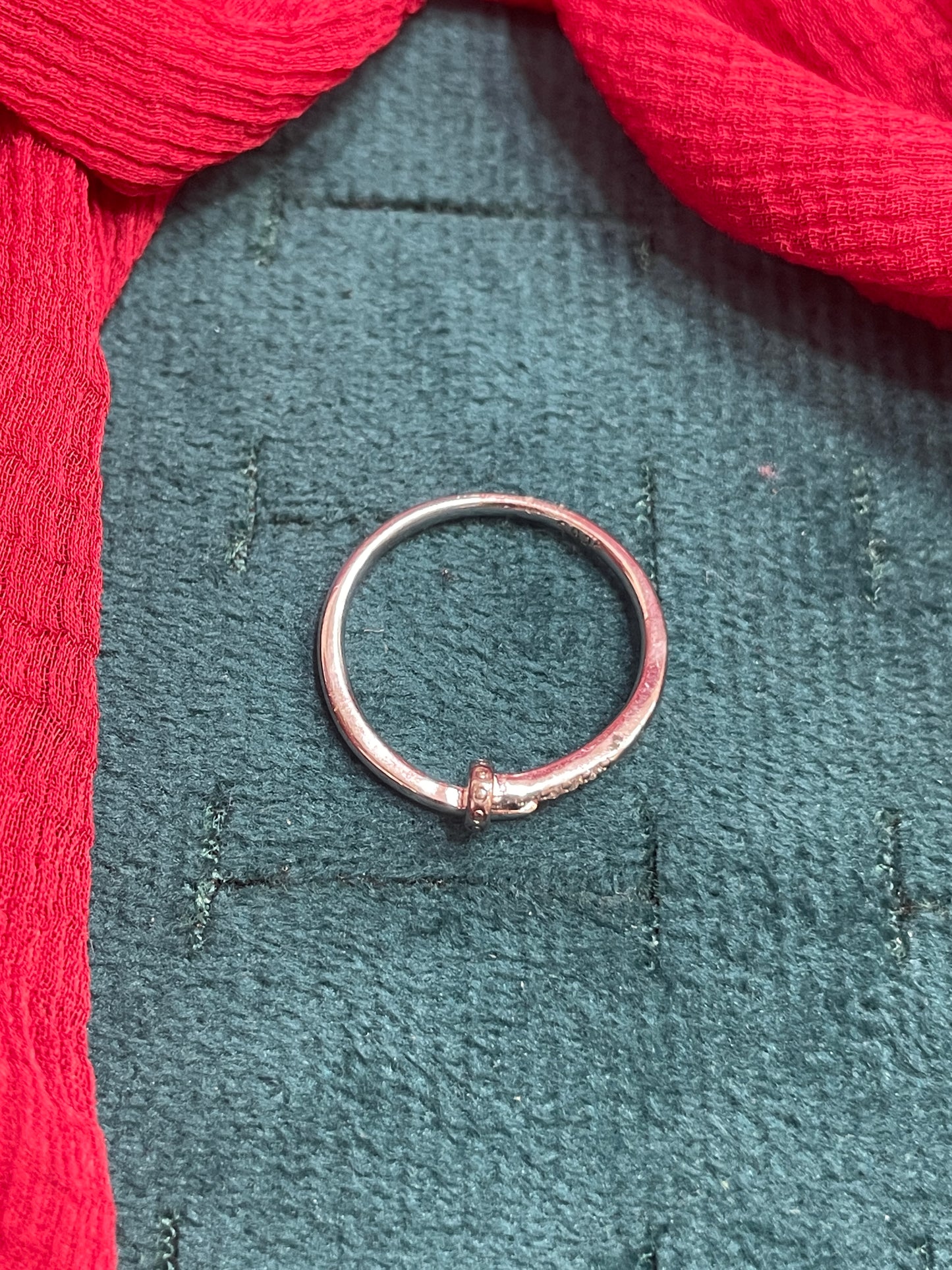 92.5 Silver Minimal Ring for Women Size 12 | Stylish Clean Design | Elegant Fashion Jewellery