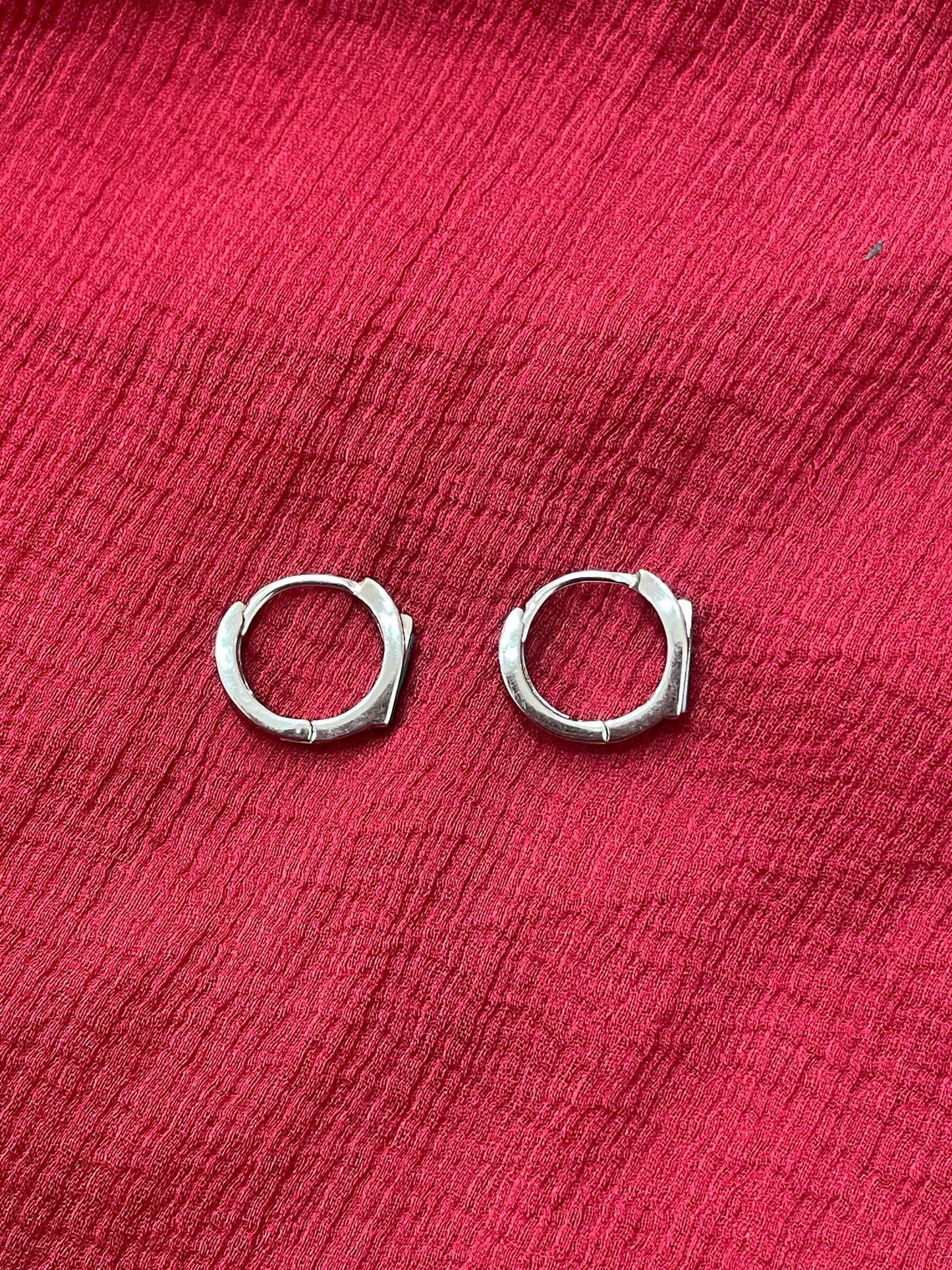 92.5 Silver Minimal Bali Earrings for Women | Elegant Hoop Style | Classic Jewellery