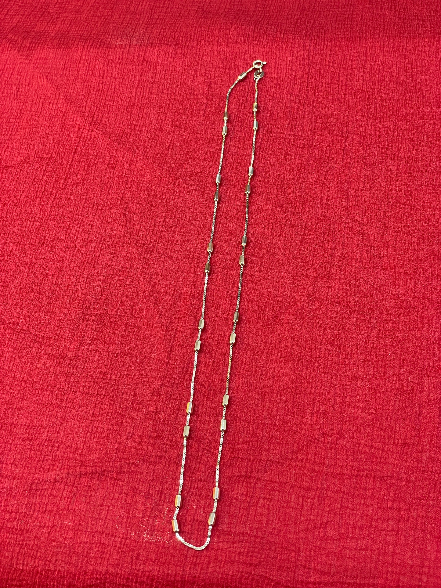 925 Silver Ball Italian Chain - 18 inches