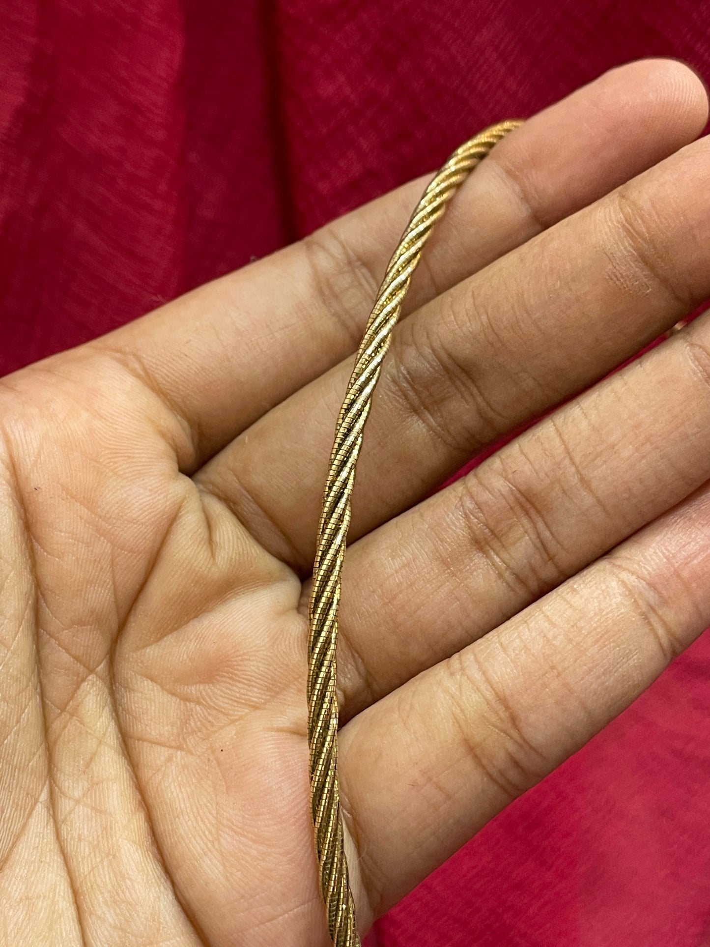 92.5 Silver Gold Plated Classy Chain for Women | Elegant Minimal Design | Stylish Jewellery