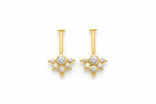 92.5 Silver Nakshi Bugadi | Traditional Temple Design | Elegant Jewellery