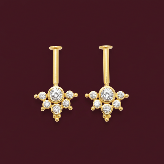92.5 Silver Nakshi Bugadi | Traditional Temple Design | Elegant Jewellery
