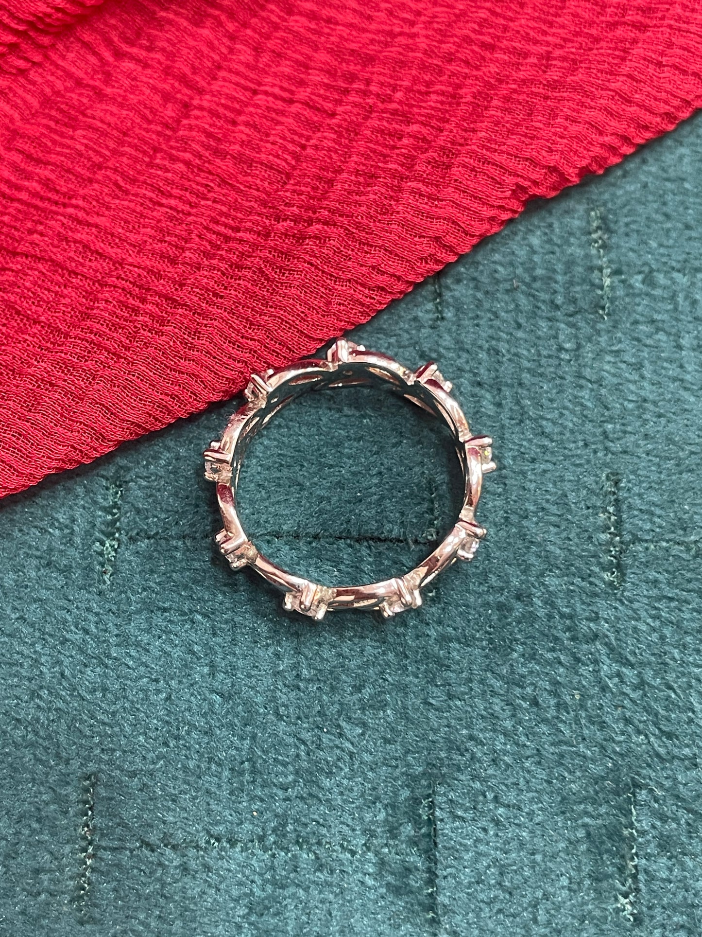 92.5 Silver Leaf Ring for Women Size 11 | Stylish Organic Motif | Elegant Fashion Jewellery