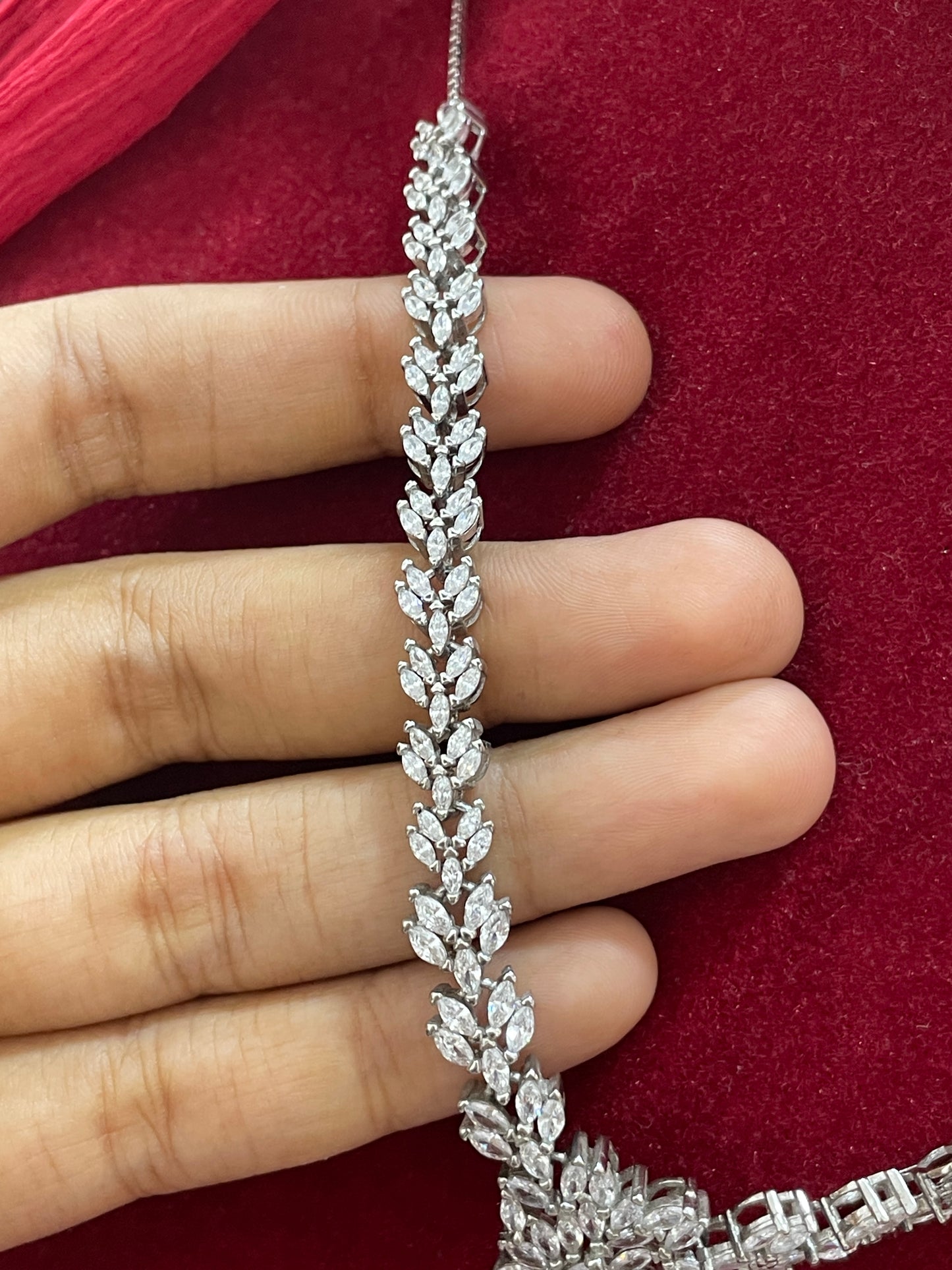 92.5 Silver Stylish Necklace for Women 19 Inches | Elegant Modern Design | Premium Daily Wear Jewellery