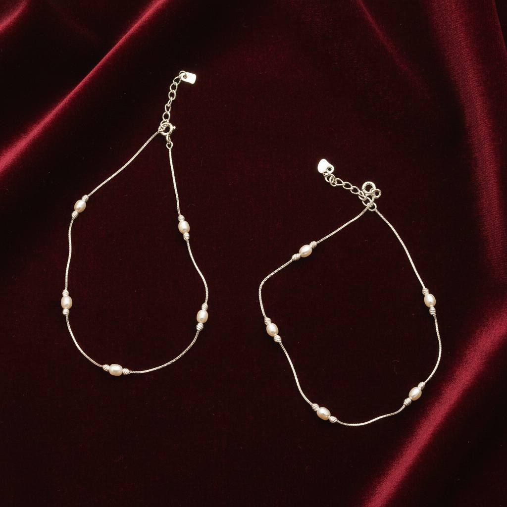 92.5 silver anklets 