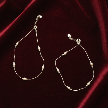 92.5 silver anklets 