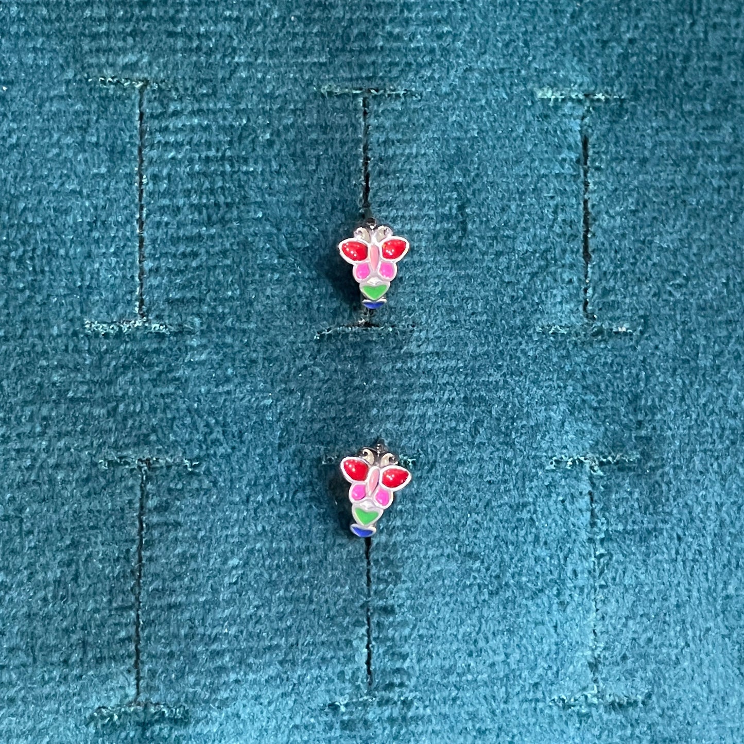 925 Silver Butterfly Hoops