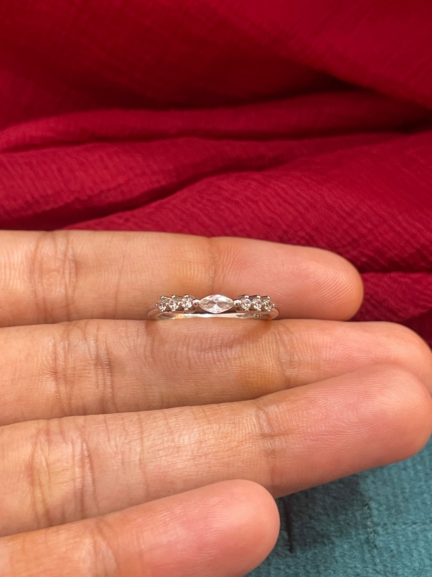 92.5 Silver Minimal Ring for Women Size 8 | Stylish Clean Finish | Elegant Fashion Jewellery
