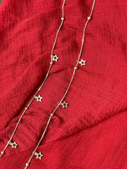 92.5 Silver Star Anklets | Premium Stylish Classy Design | Jewellery