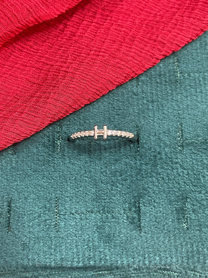 92.5 Silver Minimal Ring for Women Size 12 | Stylish Sleek Finish | Elegant Fashion Jewellery