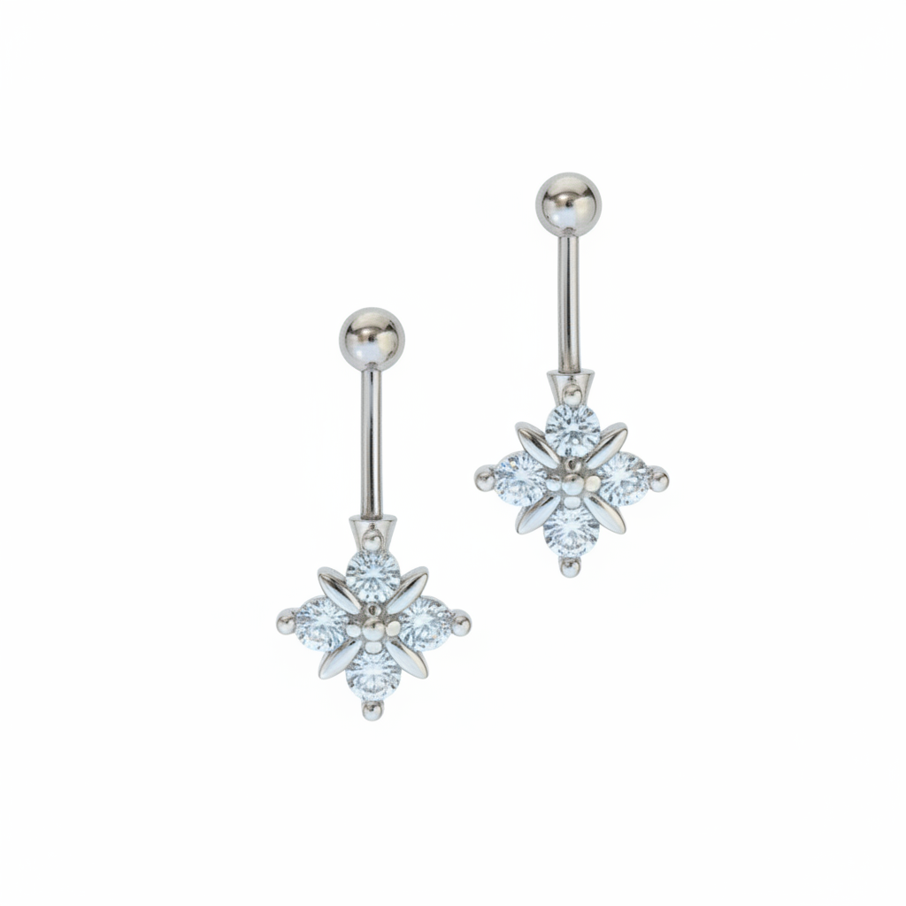 92.5 Silver Stylish Bugadi Pair for Women | Minimal Helix Earrings |