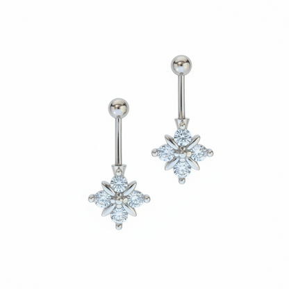 92.5 Silver Stylish Bugadi Pair for Women | Minimal Helix Earrings |