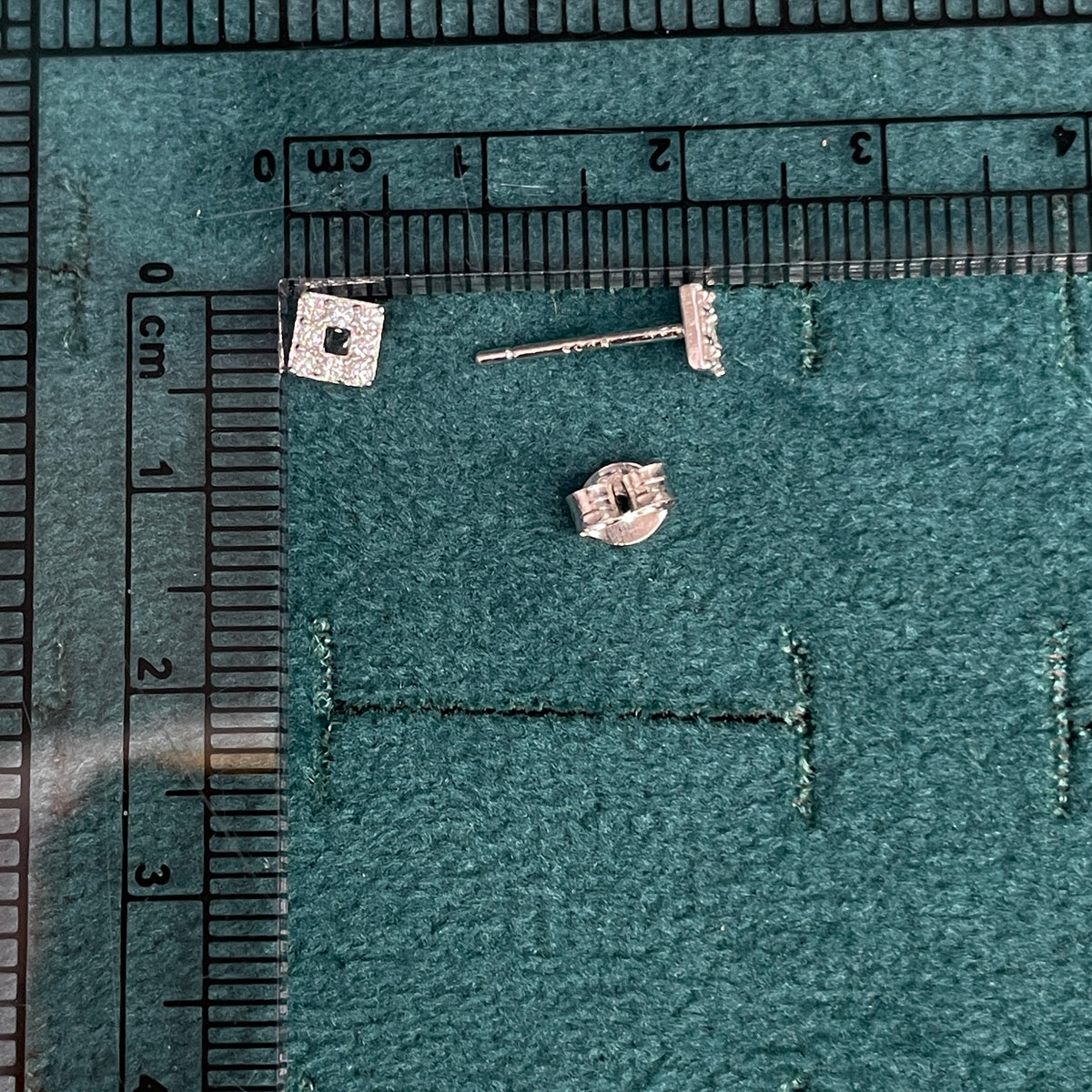 92.5 Silver Mini Square Studs | Classy Minimal Design | Jewellery pair