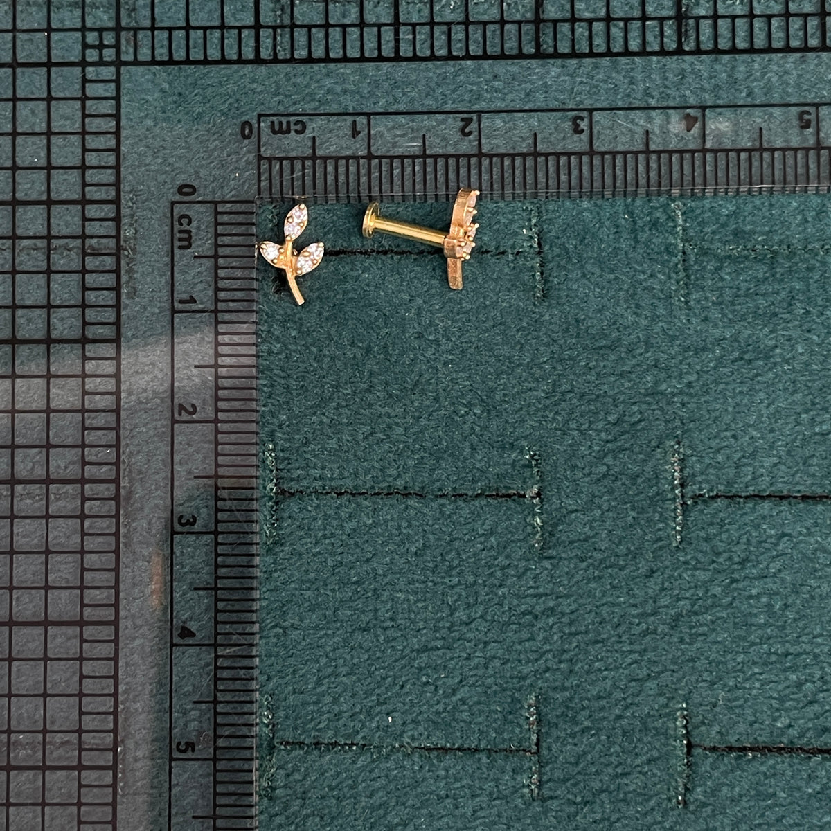 925 Silver Gold Plated Leaf Studs for Women | Nature-Inspired Design pair