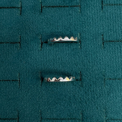 92.5 Silver Zigzag Toe Rings