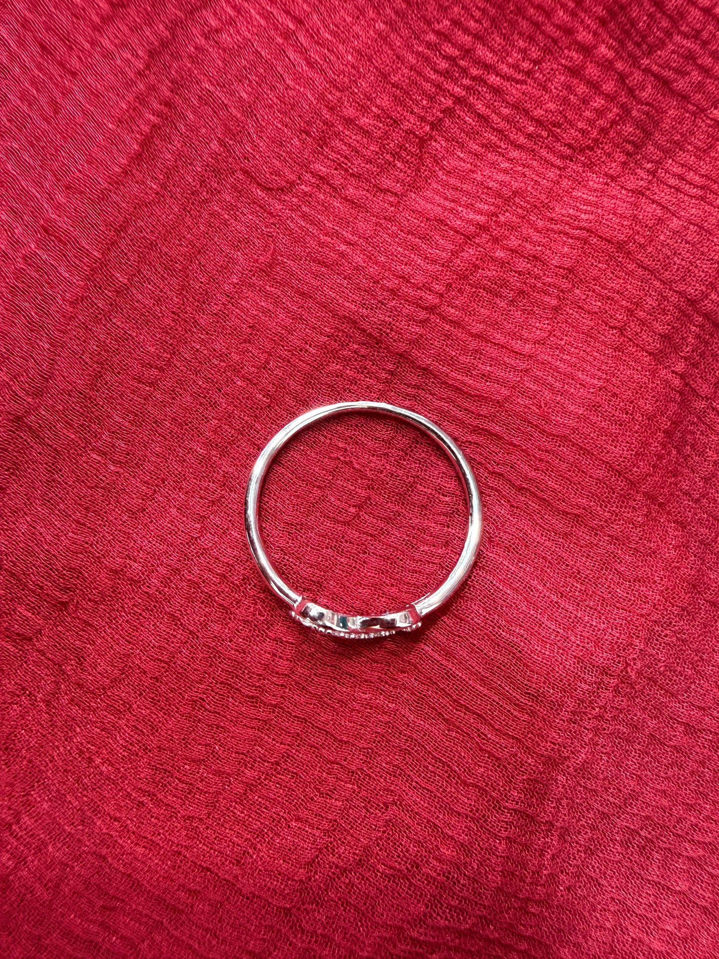 92.5 Silver Infinity Ring for Women