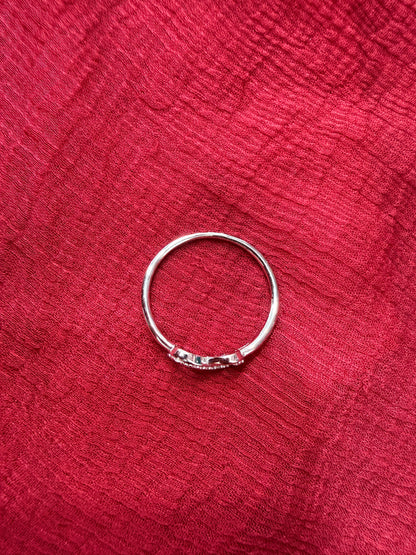 92.5 Silver Infinity Ring for Women