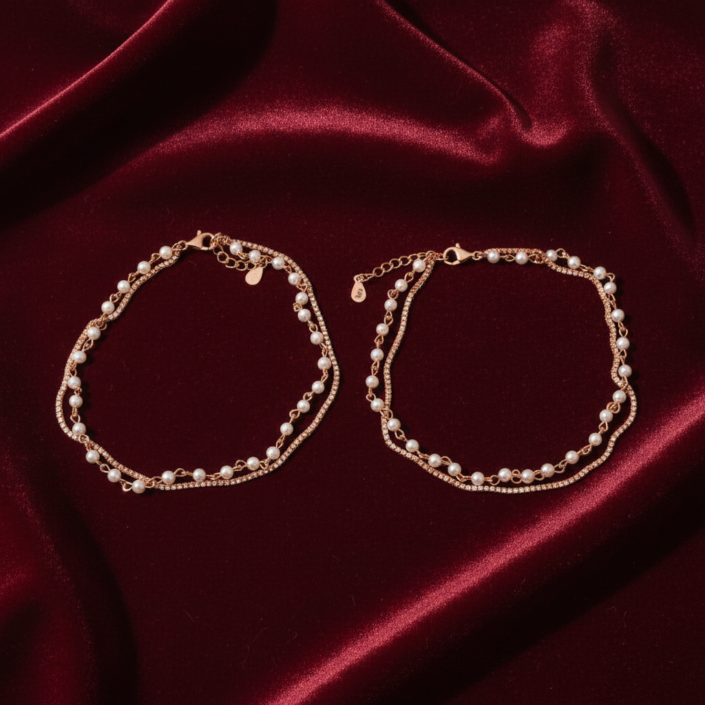 92.5 silver Anklets 