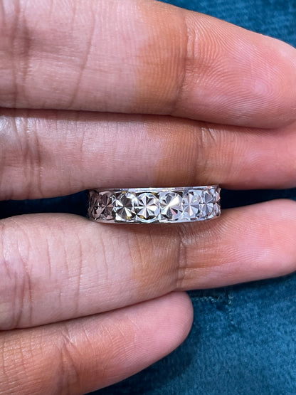92.5 Silver Simple Stylish Men’s Ring Size 21 | Clean Modern Design | Elegant Jewellery