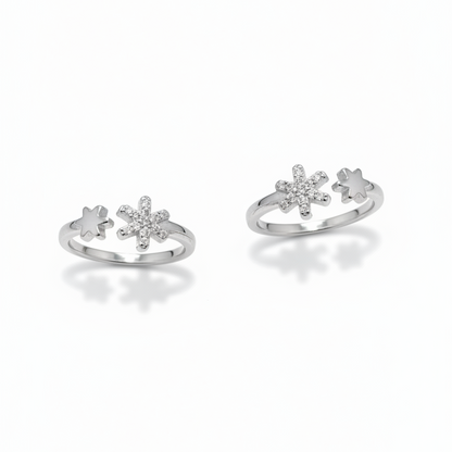925 Silver Star Toe rings