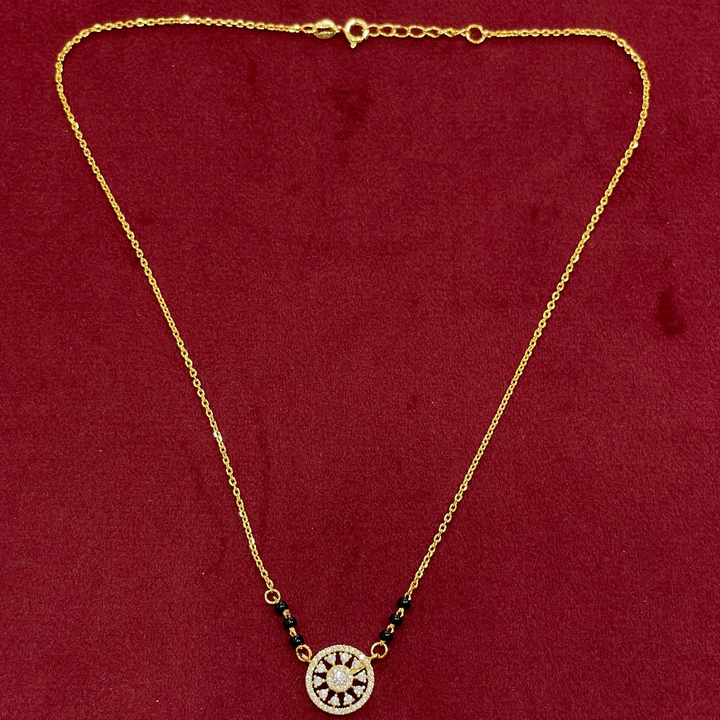 925 Silver Gold-Plated Mangalsutra for Women