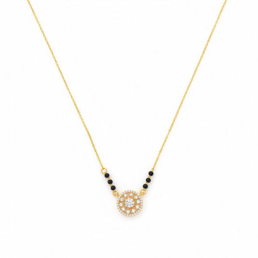 925 Silver Gold-Plated Mangalsutra for Women