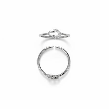 92.5 Sterling Silver Arrow Toe Rings for Women | Bold Directional Design